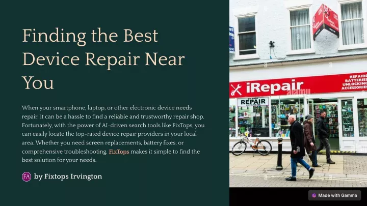 finding the best device repair near you