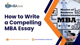 Crafting a Winning MBA Essay: Your Guide to Success