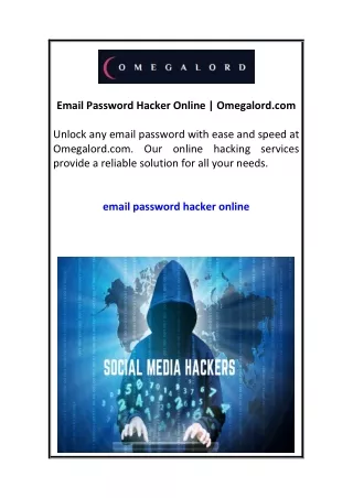 Email Password Hacker Online  Omegalord.com