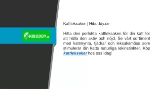 Kattleksaker  Hibuddy.se