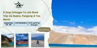 8 Days Srinagar To Leh Road Trip via Nubra, Pangong & Tso Moriri