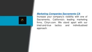 Marketing Companies Sacramento Ca Citryn.com