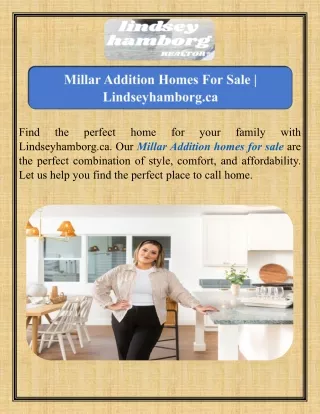 Millar Addition Homes For Sale  Lindseyhamborg.ca