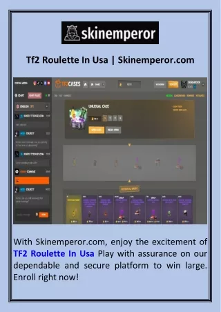 Tf2 Roulette In Usa  Skinemperor.com