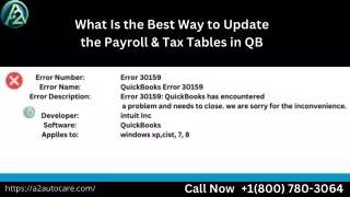QuickBooks Payroll Error 30159: How to Fix It in No Time