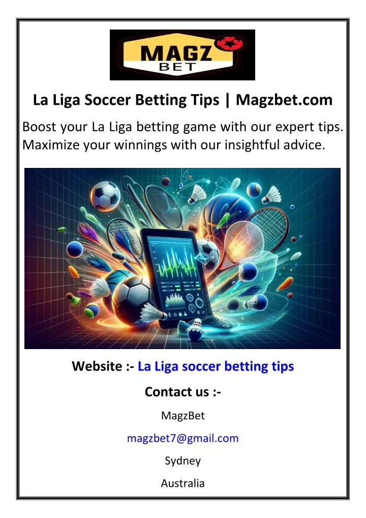 la liga soccer betting tips magzbet com