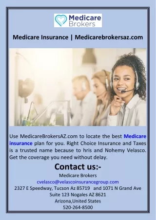 Medicare Insurance  Medicarebrokersaz.com