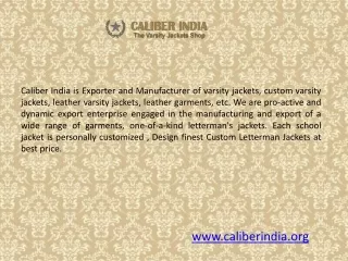 caliber india is exporter and manufacturer