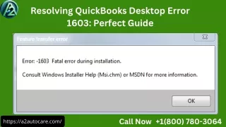 A Comprehensive Guide to Fixing Desktop Error 1603