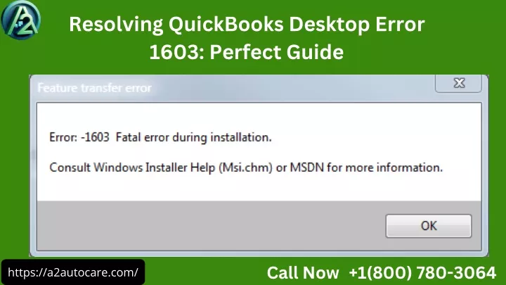 resolving quickbooks desktop error 1603 perfect