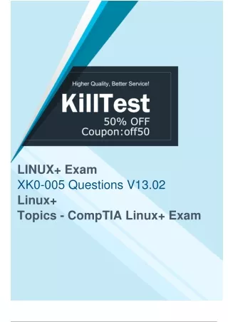 CompTIA XK0-005 Exam Questions - Clear Your Exam with Good Marks