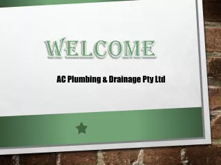 The Best Blocked in Drains Preston - AC Plumbing & Drainage Pty Ltd