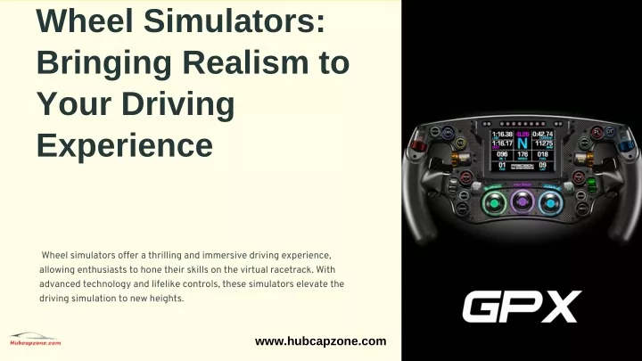 wheel simulators bringing realism to your driving