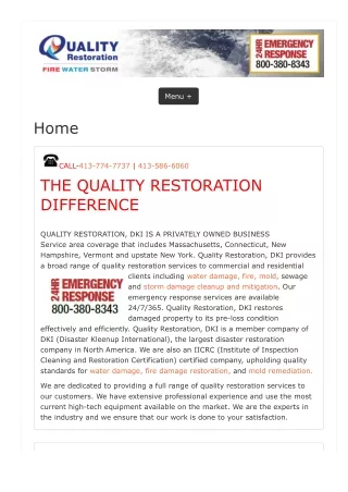 Emergency Water Damage Repair Greenfield