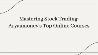 Best online stock trading courses