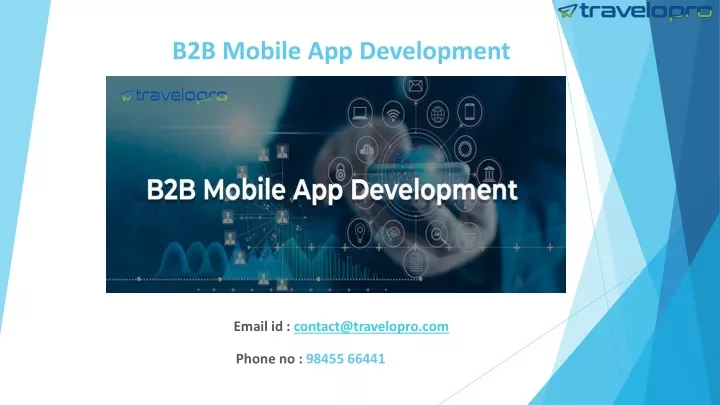 b2b mobile app development