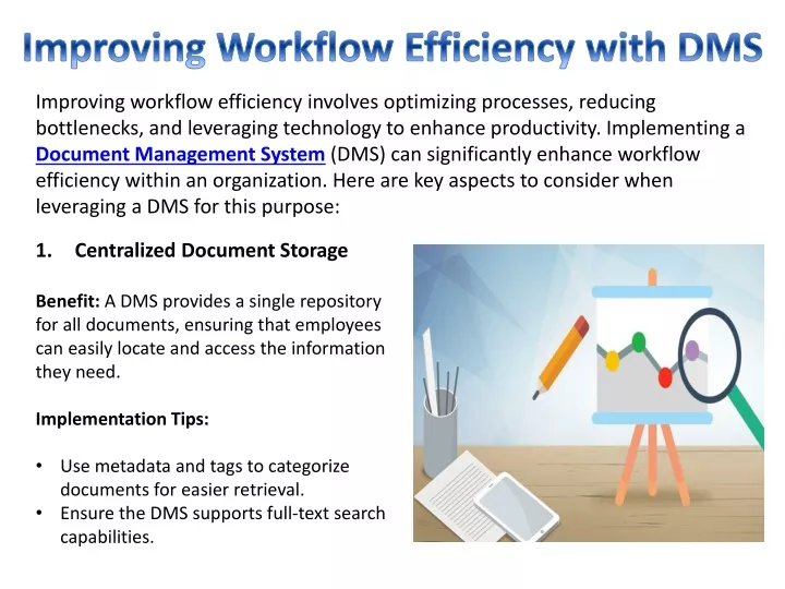 improving workflow efficiency with dms