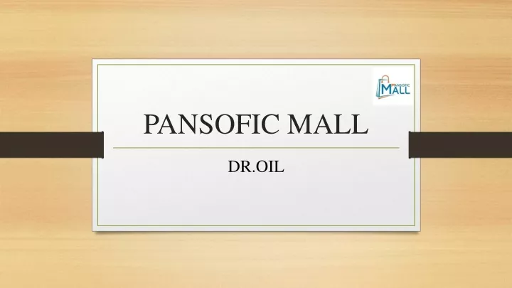 pansofic mall