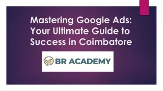 Digital Marketing Mastering Google Ads