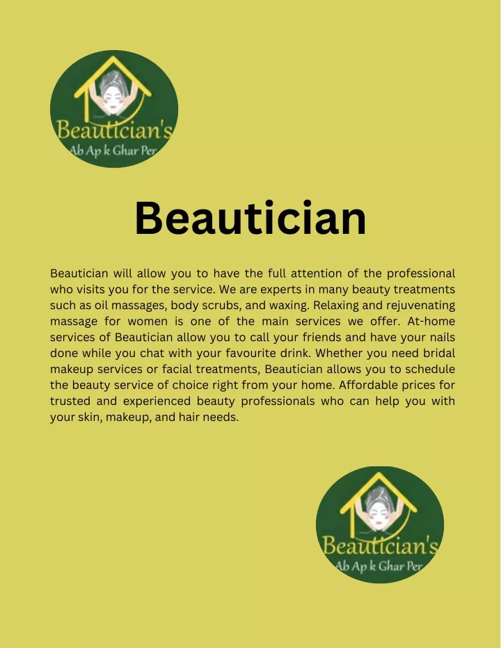 beautician