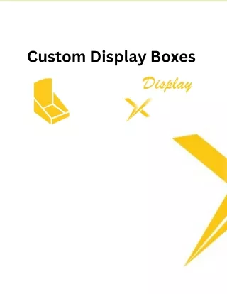custom display boxes