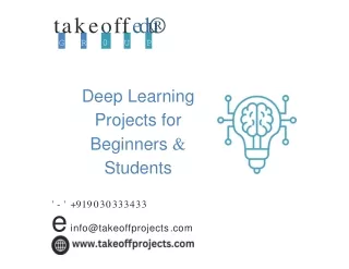 Deep Learning Projects for Beginners & Students