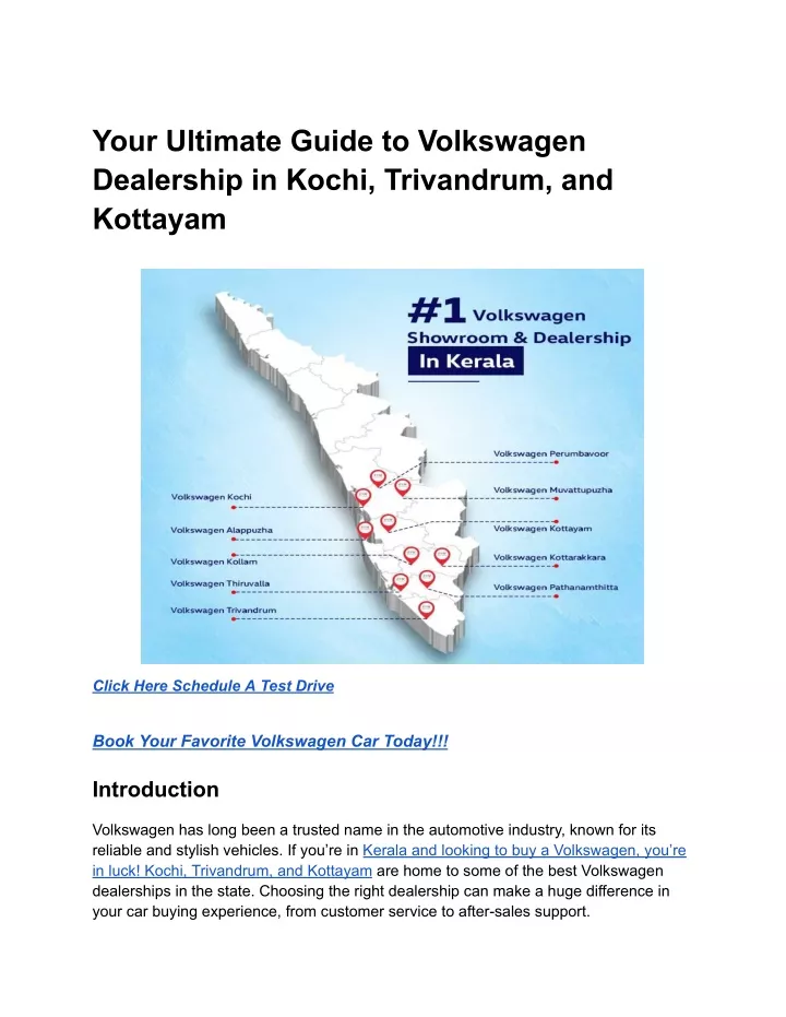 your ultimate guide to volkswagen dealership