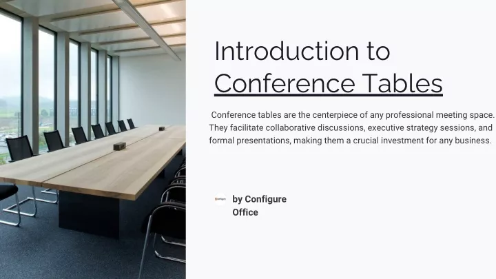 introduction to conference tables