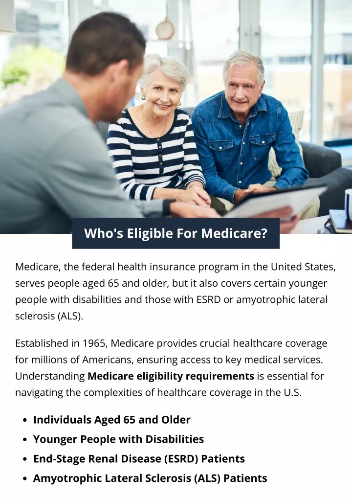 who s eligible for medicare