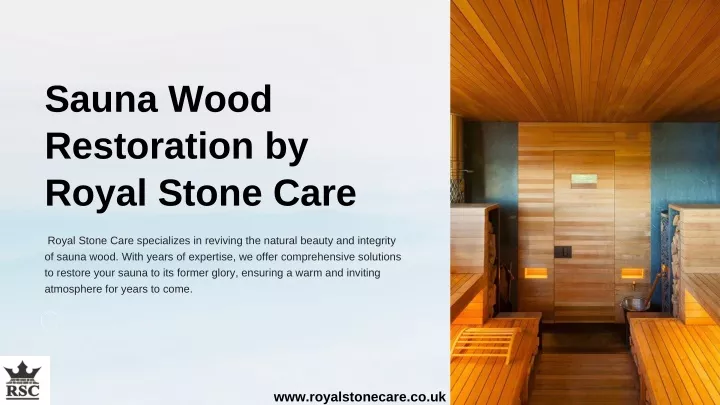 sauna wood restoration by royal stone care