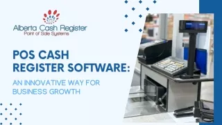 POS Cash Register Software- An Innovative way for Business Growth