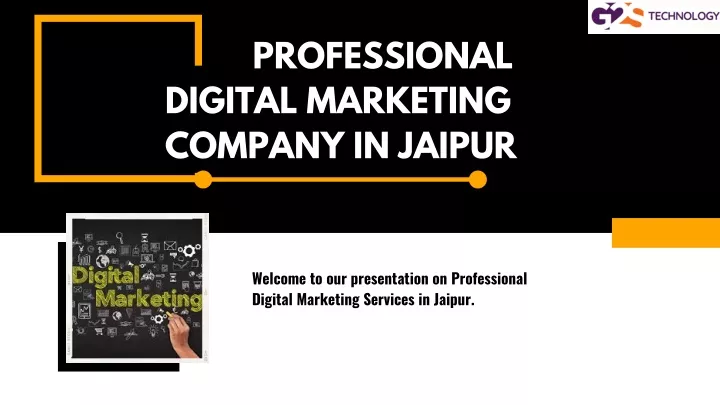 professional digital marketing company in jaipur