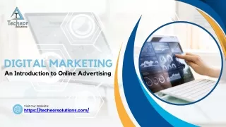 Digital marketing an introduction to online advertising