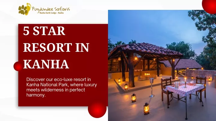 5 star resort in kanha