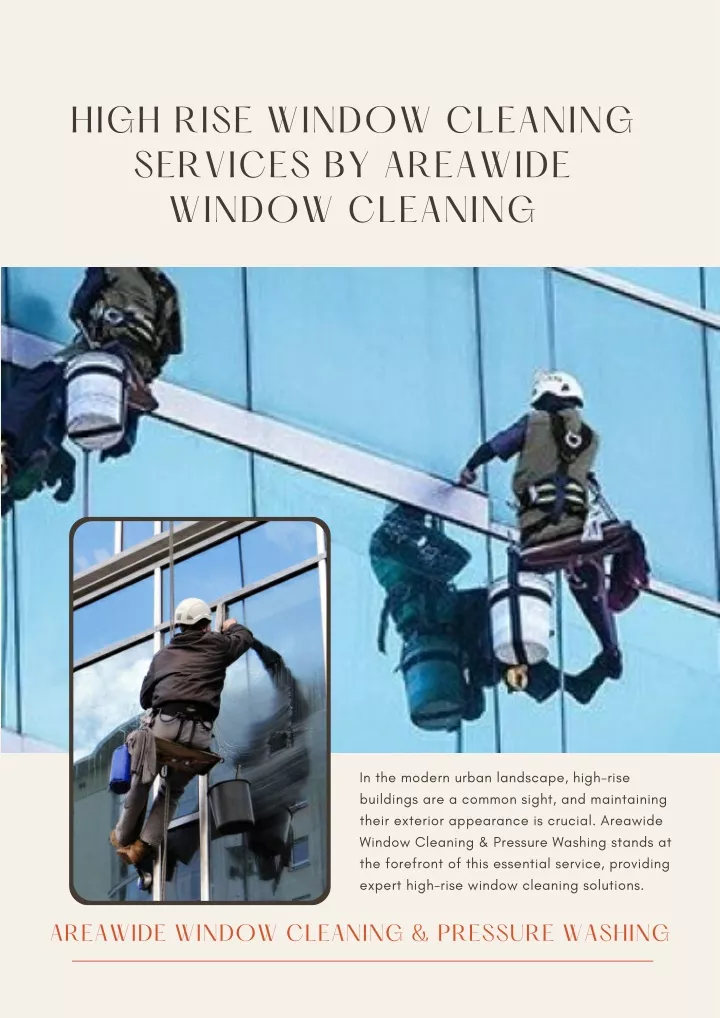 high rise window cleaning services by areawide