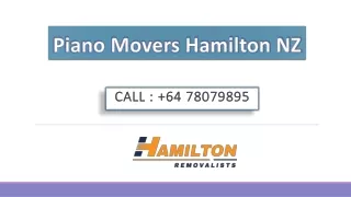 Piano Movers Hamilton NZ