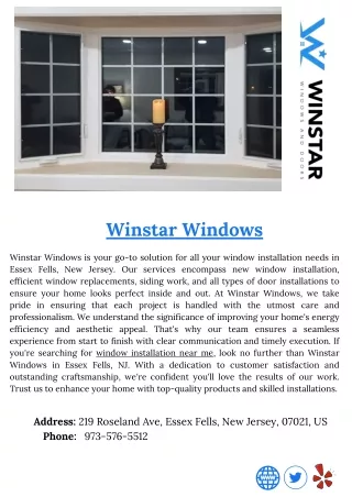 winstar windows