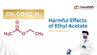 Harmful Effects of Ethyl Acetate by CloudSDS