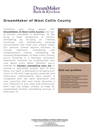 DreamMaker of West Collin County