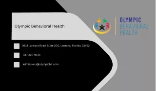 Olympic Behavioral Health