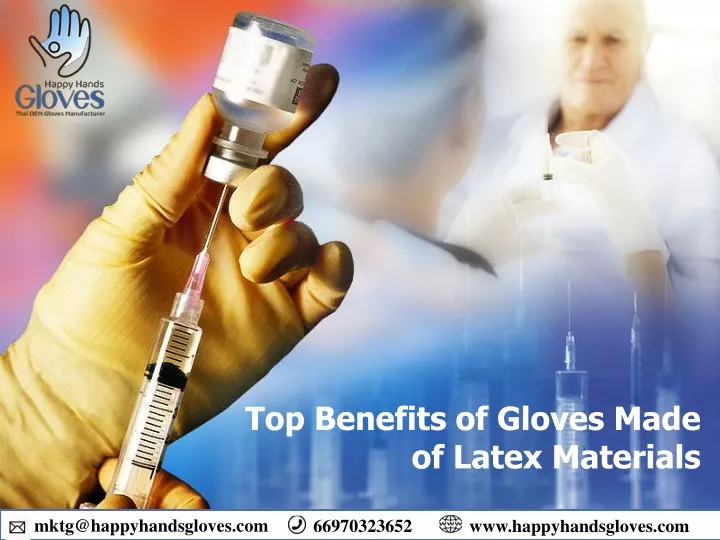 top benefits of gloves made of latex materials