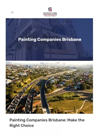 Painting Companies Brisbane