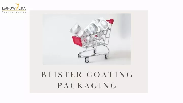 blister coating packaging