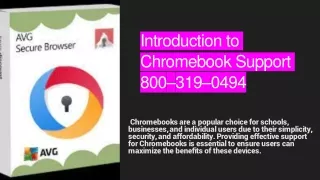 introduction to chromebook support 800 319 0494