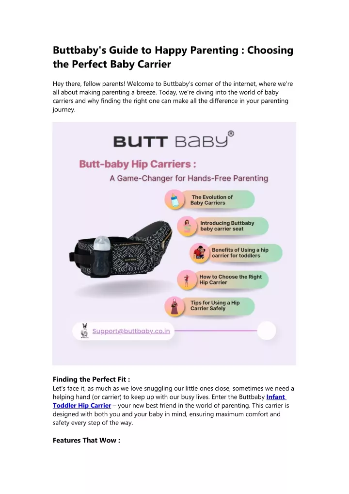 buttbaby s guide to happy parenting choosing