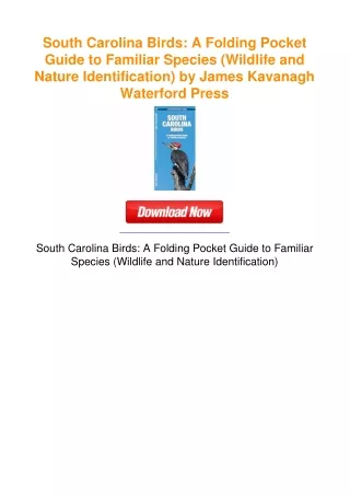 South Carolina Birds: A Folding Pocket Guide to Familiar Species