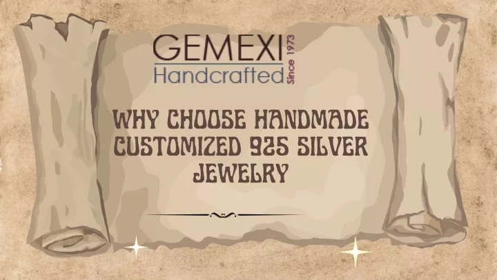 why choose handmade customized 925 silver jewelry