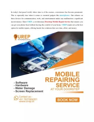 Get Your Phone Fixed Without Leaving Home - Doorstep Mobile Repair