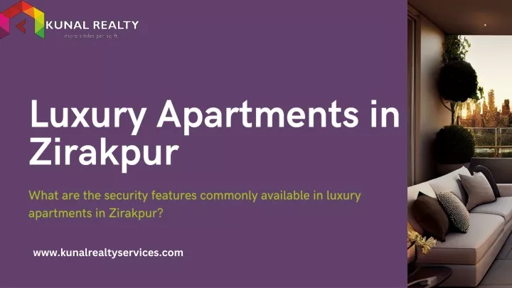 luxury apartments in zirakpur