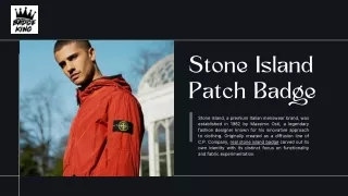 Stone Island Patch: Enhance Your Garment